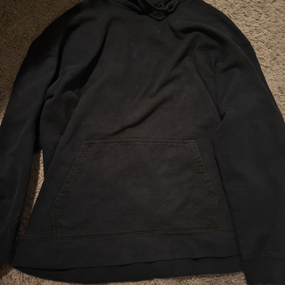 Black Hoodie with Front Pocket